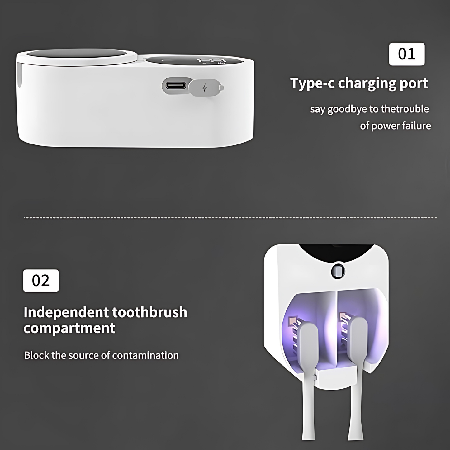 CleanBrush Pro - UV Zahnbürsten-Sterilisator