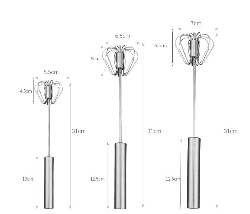 PressMix - semi-automatic whisk