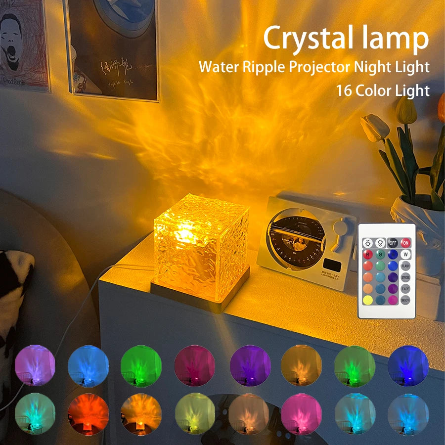 Luxury CrystaLight - lamp for your bedside table 