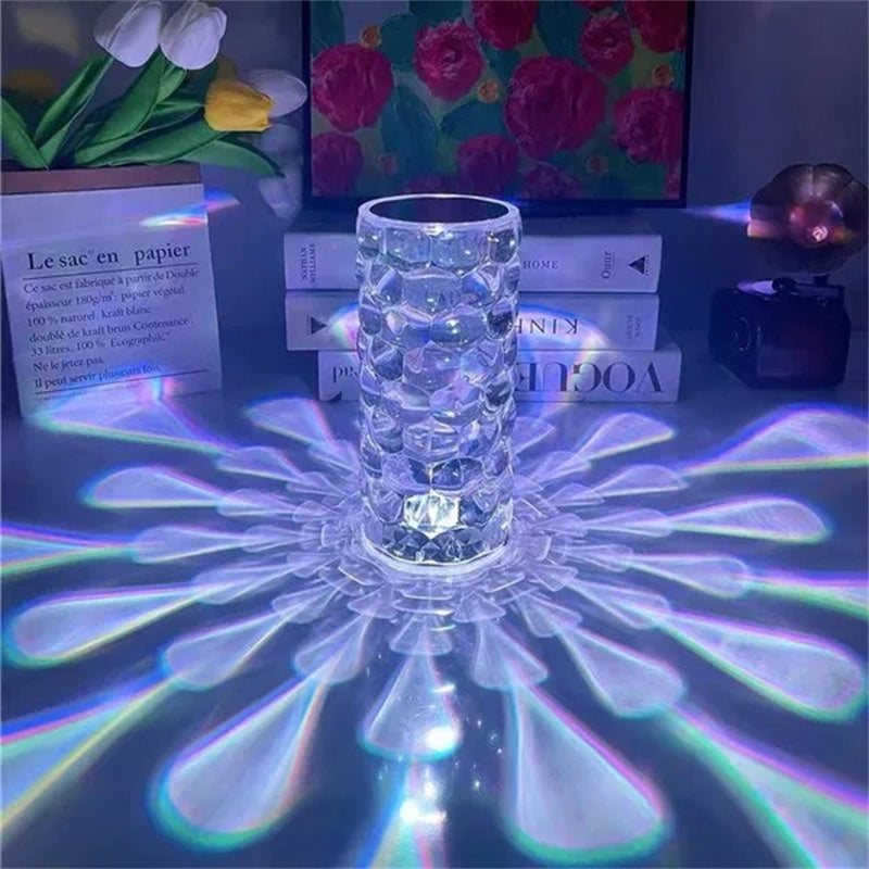 CrystaLight - crystal lamp with touch function